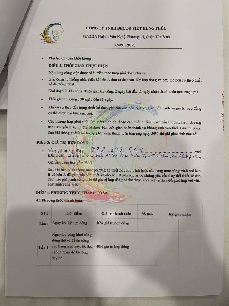 Ký kết hợp đồng